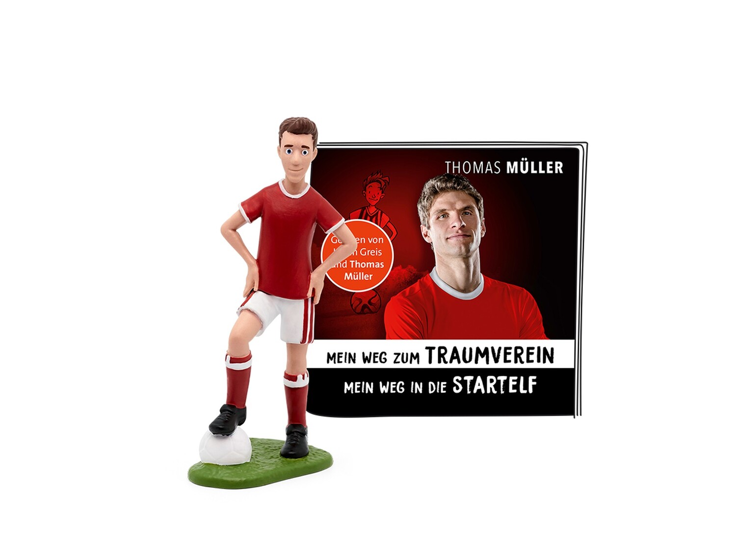 Cover: 4251192112989 | Tonies - Thomas Müller: Mein Weg z.Traumverein/i.d.Startelf | Hörfigur