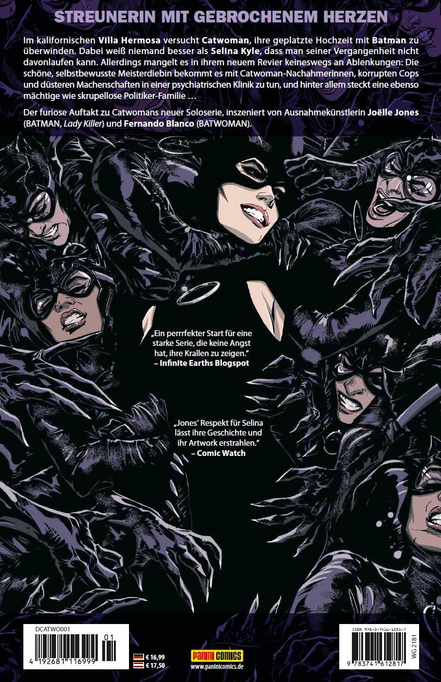 Rückseite: 9783741612817 | Catwoman | Bd.1 (2. Serie): Copycats | Joëlle Jones (u. a.) | Buch