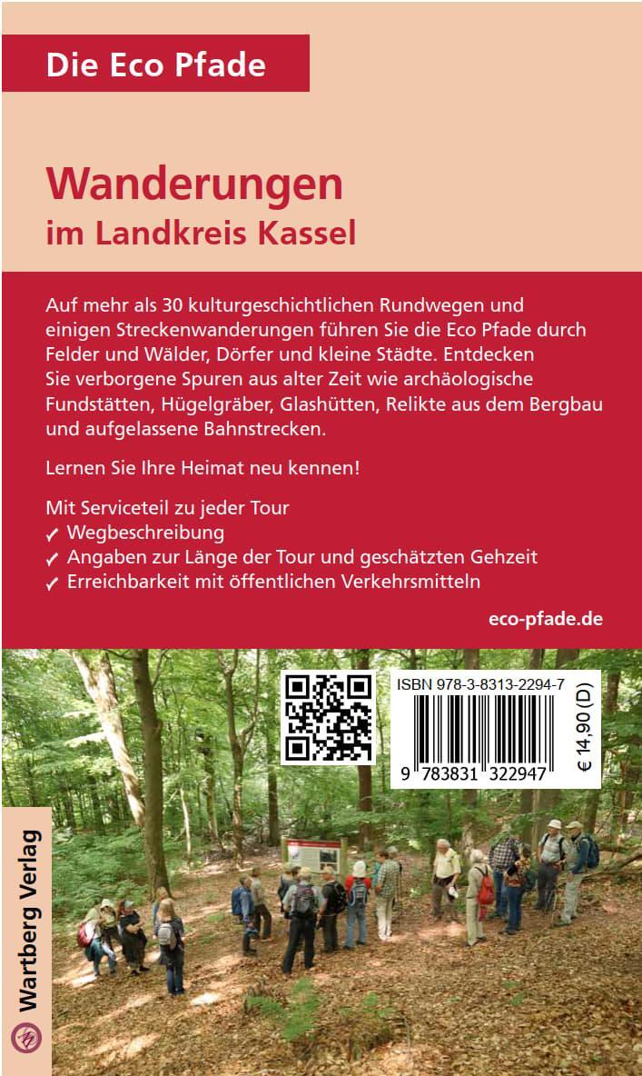 Rückseite: 9783831322947 | Die Eco Pfade. Wanderungen im Landkreis Kassel | Nordhessen erleben