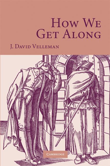 Cover: 9780521043403 | How We Get Along | J. David Velleman | Taschenbuch | Englisch | 2009