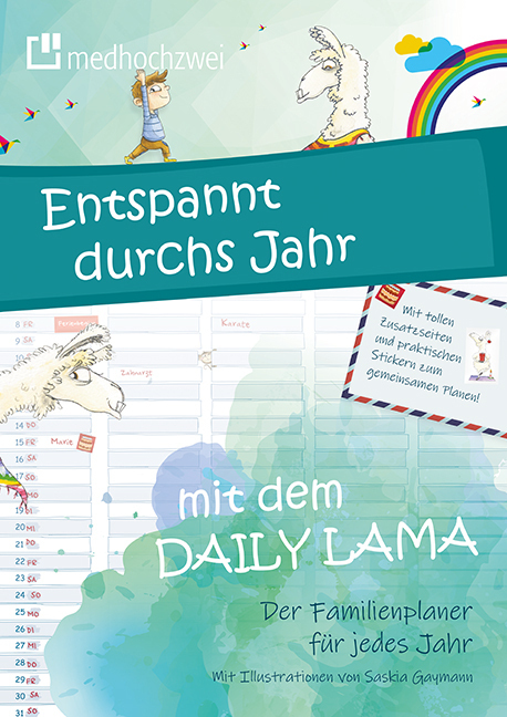 Cover: 9783862166411 | Entspannt durchs Jahr mit dem Daily Lama | Saskia Gaymann | Kalender