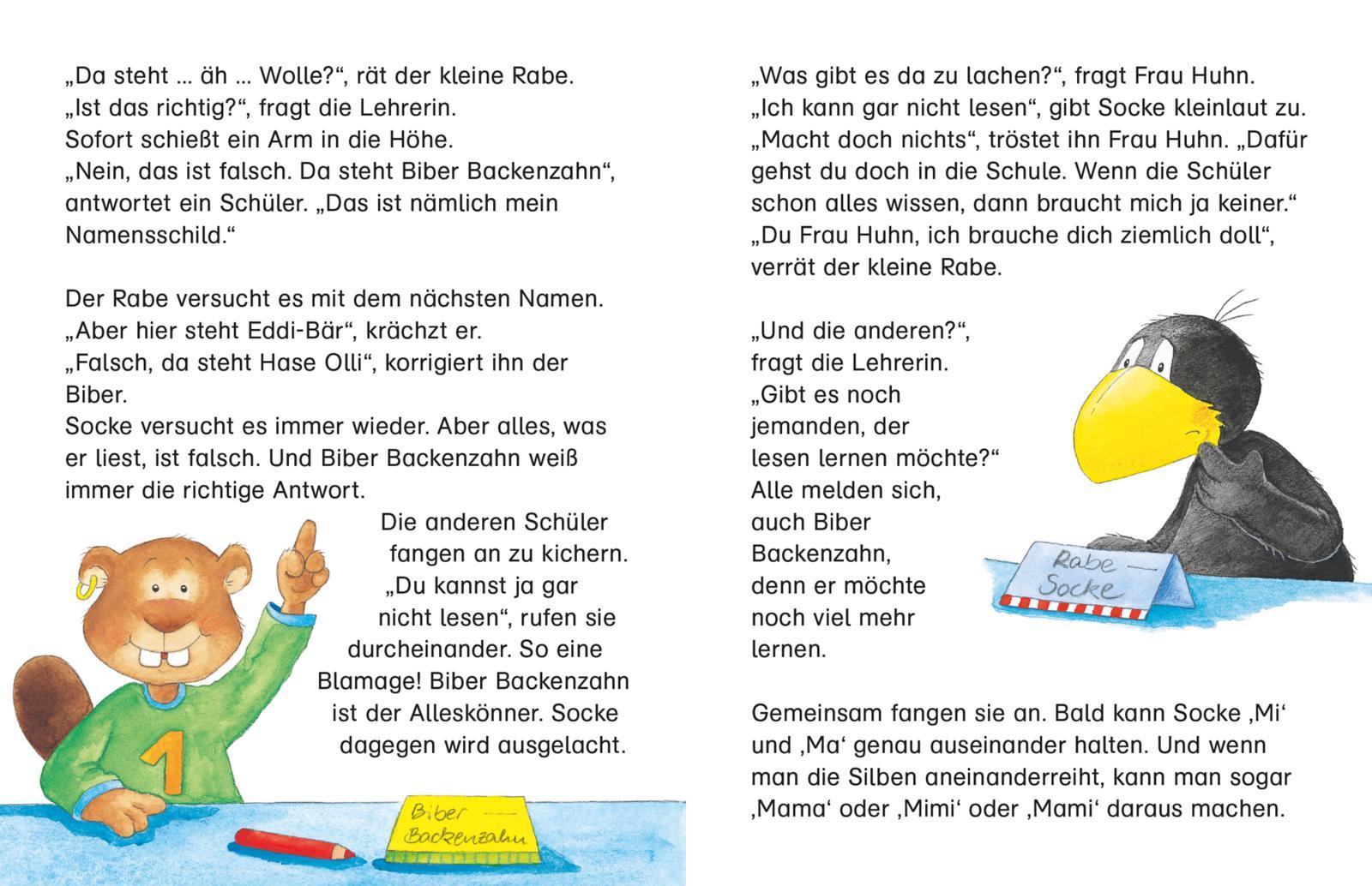 Bild: 9783480232864 | Der kleine Rabe Socke: Alles Schule - jetzt bin ich da! Drei...