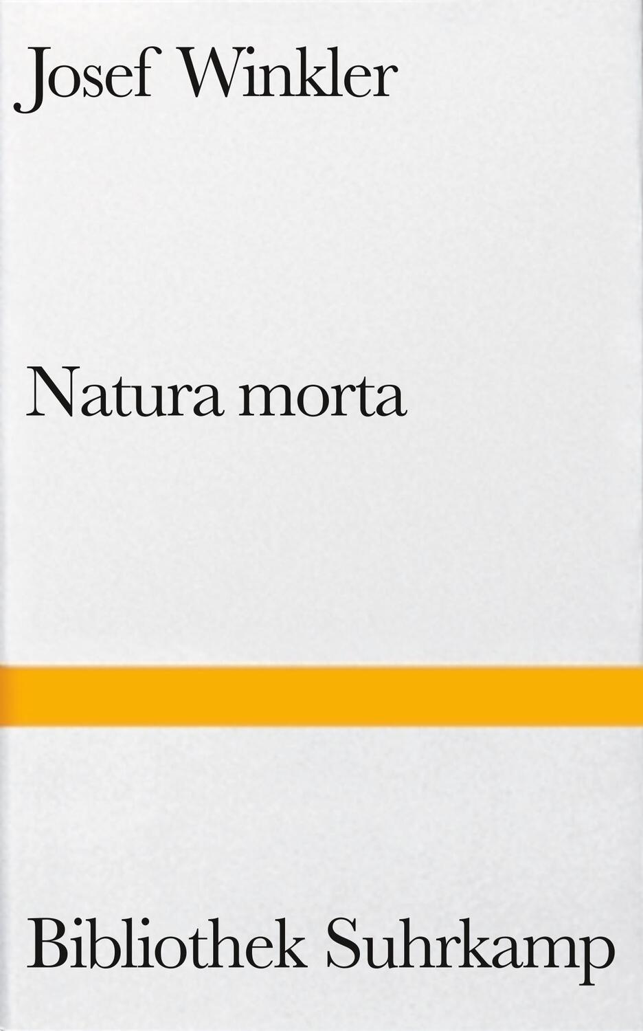 Cover: 9783518223598 | Natura morta | Eine römische Novelle | Josef Winkler | Buch | 107 S.