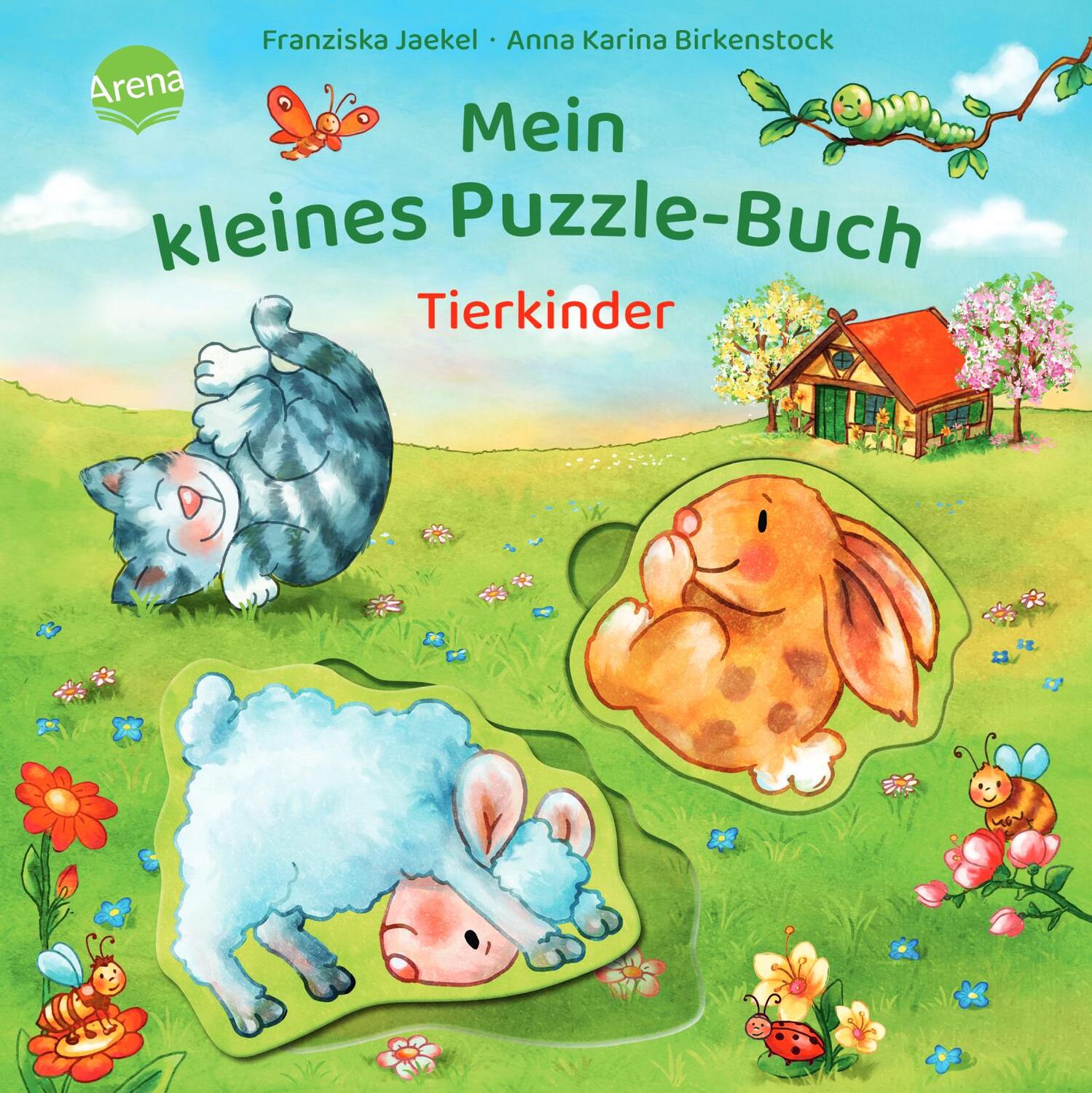 Cover: 9783401718125 | Mein kleines Puzzle-Buch. Tierkinder | Franziska Jaekel | Buch | 10 S.