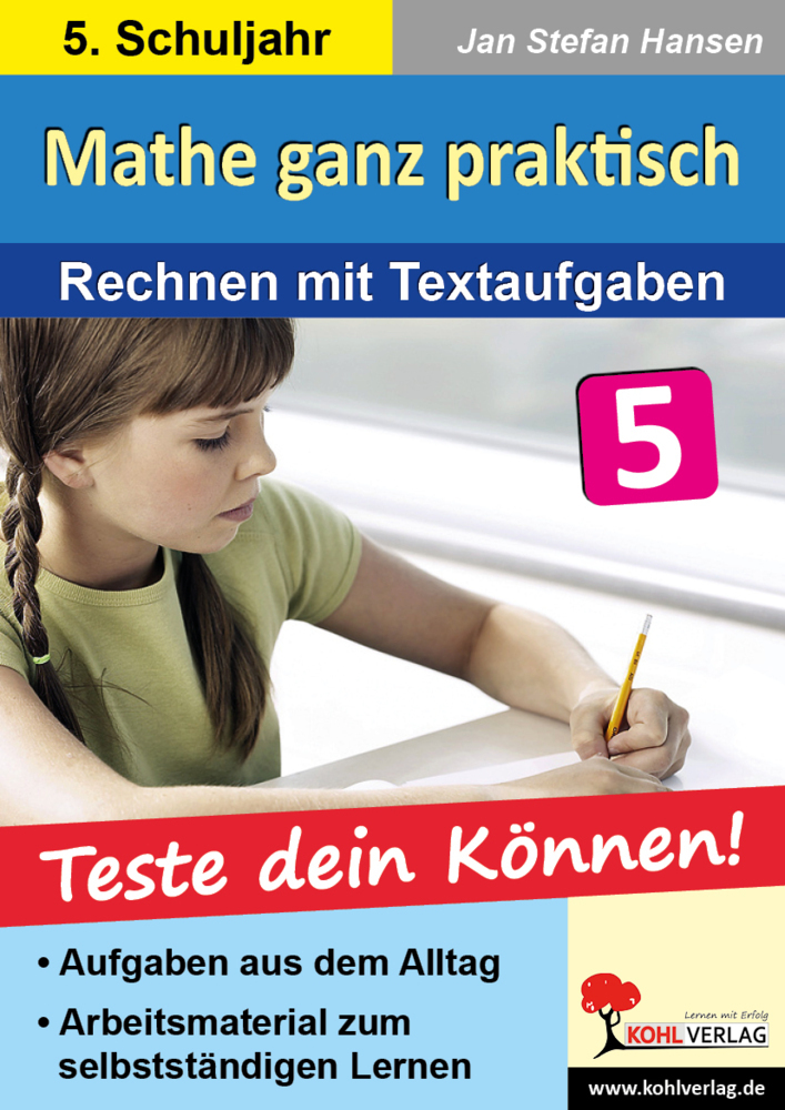 Cover: 9783866328303 | Mathe ganz praktisch, Rechnen mit Textaufgaben, 5. Schuljahr | Hansen