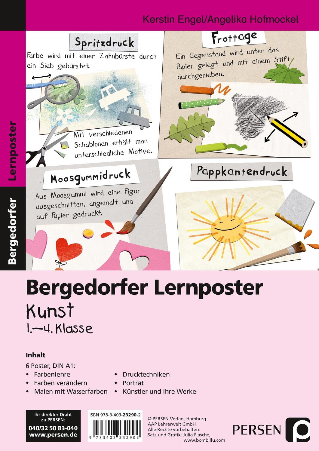 Cover: 9783403232902 | Lernposter Kunst - 1.-4. Klasse | 6 Poster für den Klassenraum | Buch