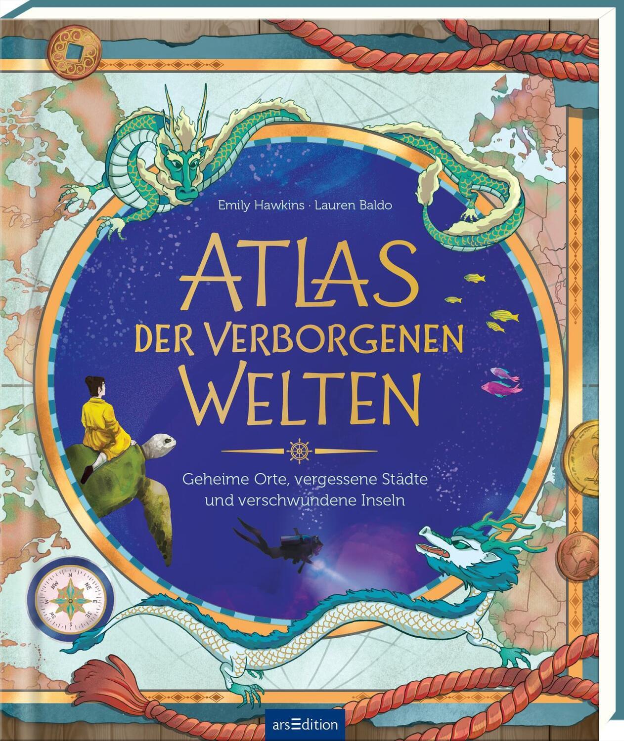 Cover: 9783845851747 | Atlas der verborgenen Welten | Emily Hawkins | Buch | 96 S. | Deutsch