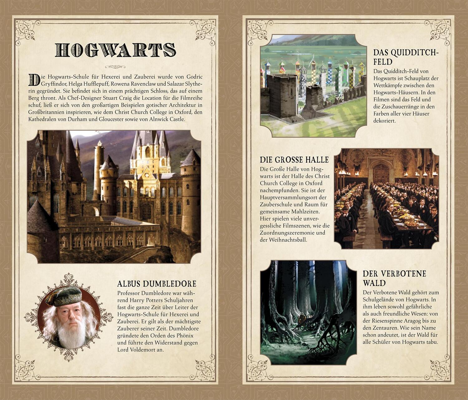 Bild: 4026898004230 | Harry Potter: Notizbuch Hogwarts (in Lederoptik mit Gummiband und...
