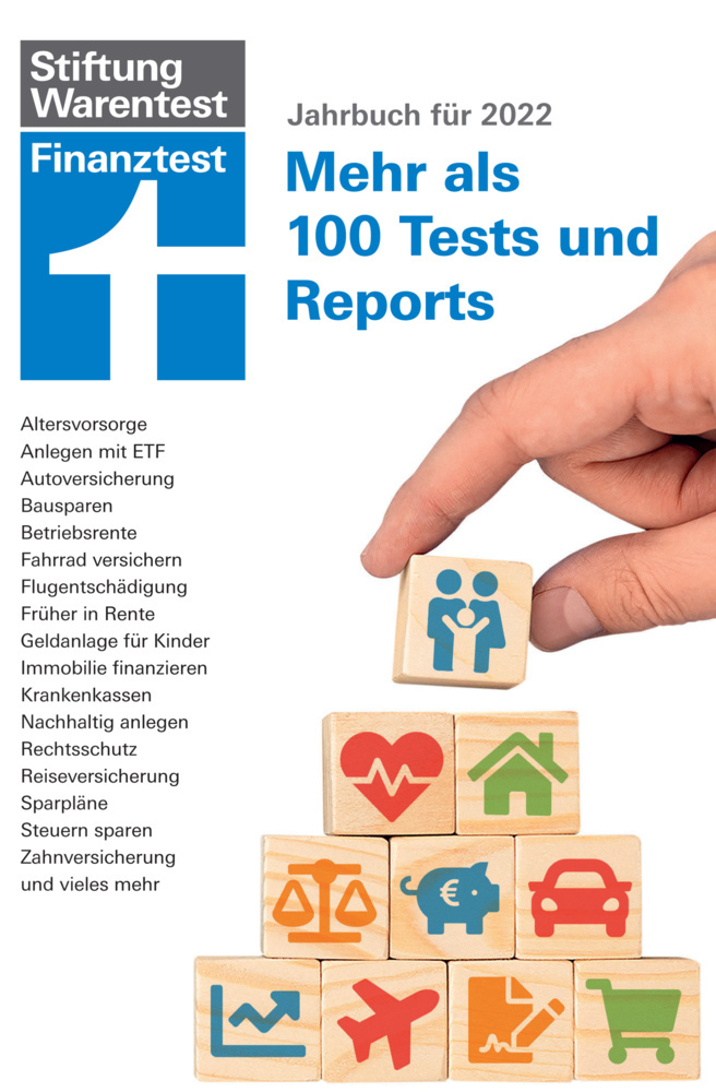 Cover: 9783747104408 | Finanztest Jahrbuch 2022 | Mehr als 100 Tests und Reports | Warentest