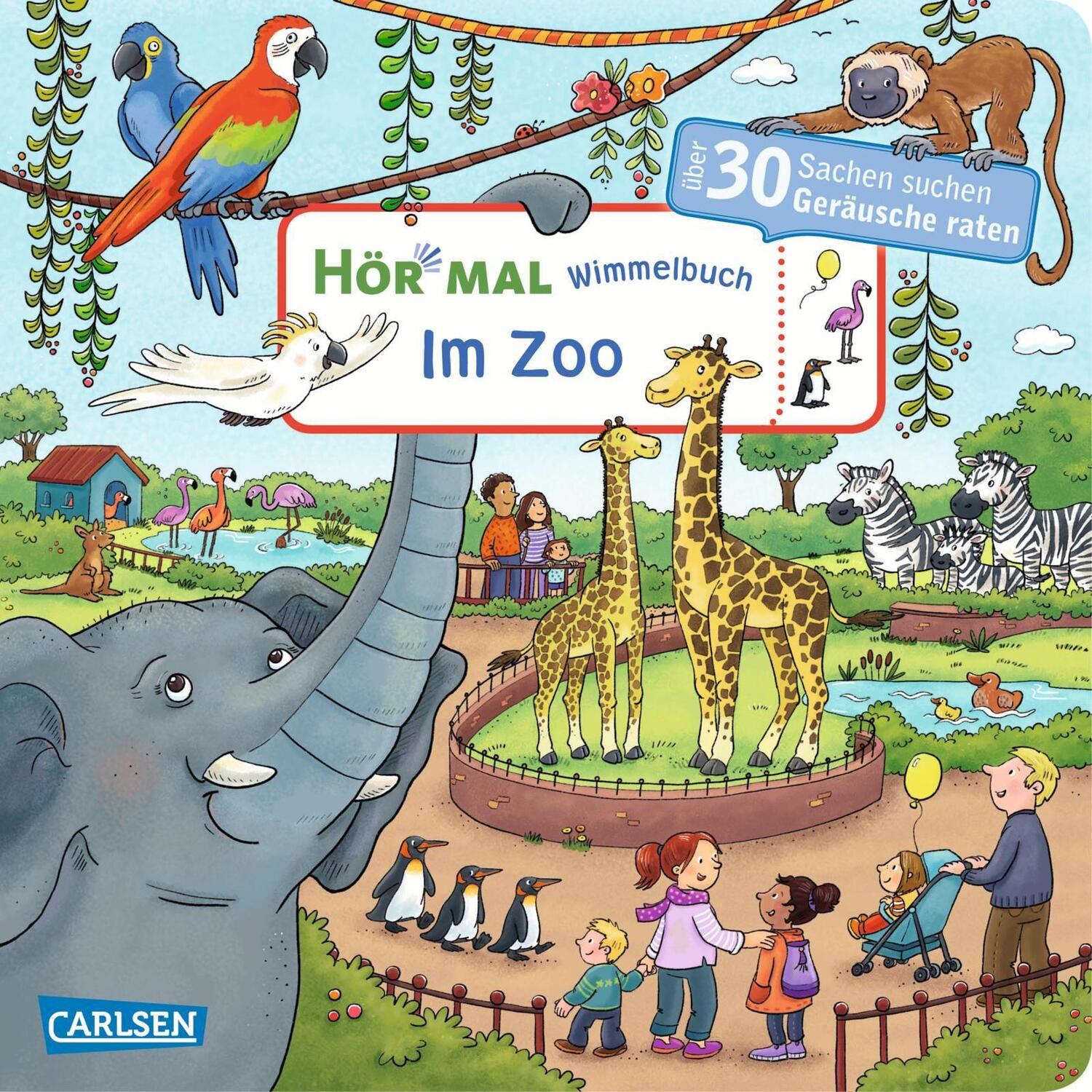 Cover: 9783551251756 | Hör mal (Soundbuch): Wimmelbuch: Im Zoo | Julia Hofmann | Buch | 14 S.