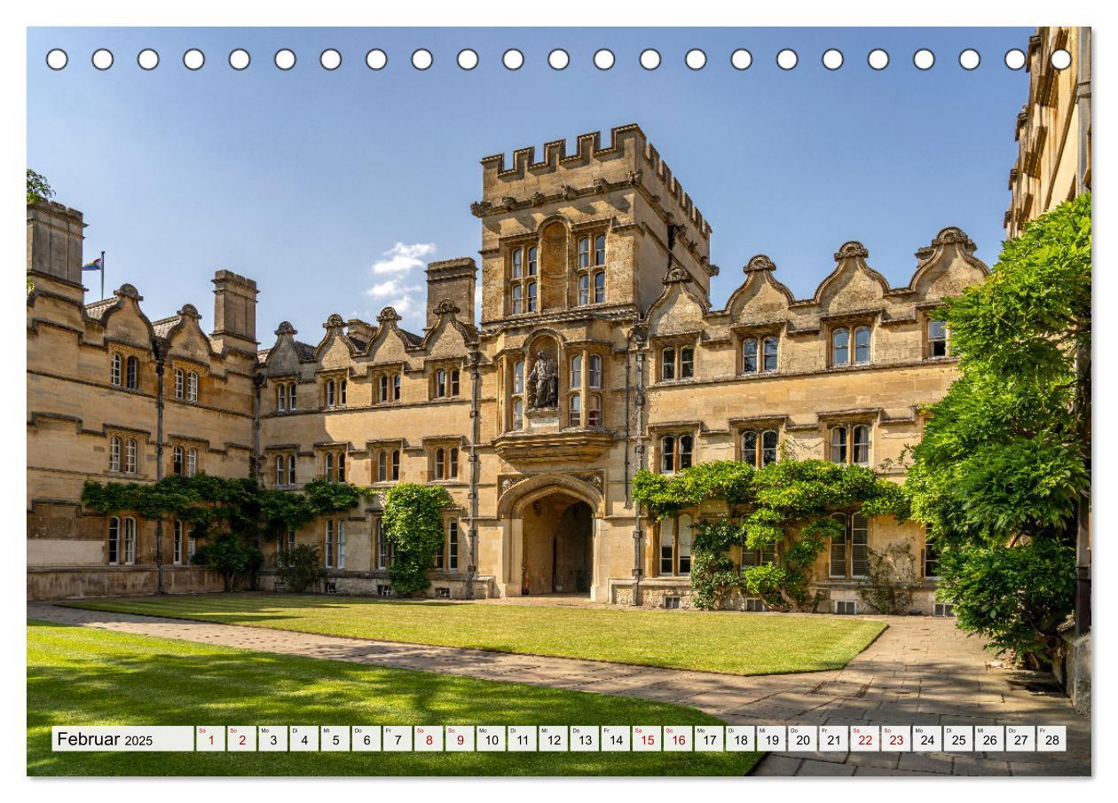 Bild: 9783383870859 | England - Oxford (Tischkalender 2025 DIN A5 quer), CALVENDO...