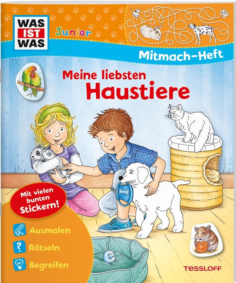 Cover: 9783788675769 | WAS IST WAS Junior Mitmach-Heft Meine liebsten Haustiere | Marti