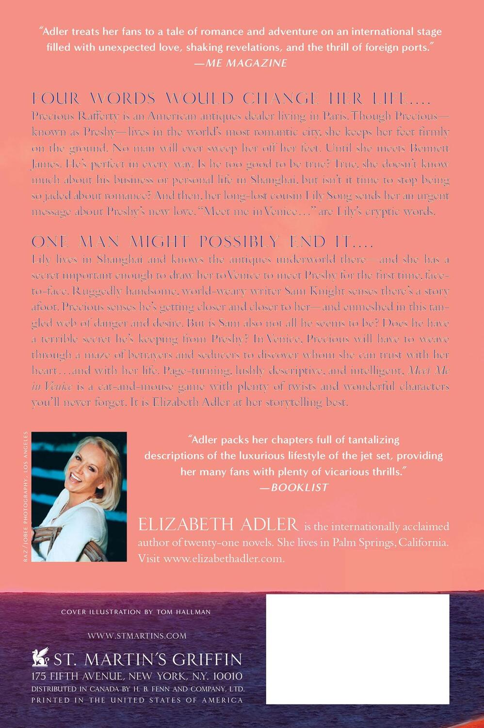 Rückseite: 9780312364489 | Meet Me in Venice | Elizabeth Adler | Taschenbuch | Paperback | 2008