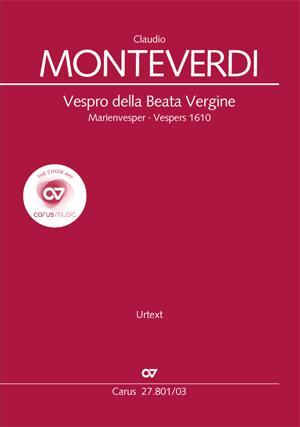 Cover: 9790007142049 | Vespro della Beata Vergine | Marienvesper | Claudio Monteverdi | Buch
