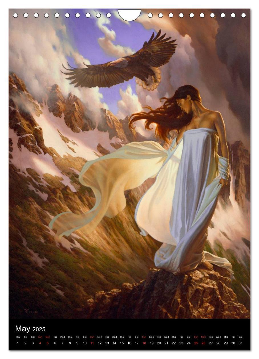 Bild: 9781325976904 | INNERSCAPES Fantasy Paintings by Christophe Vacher (Wall Calendar...