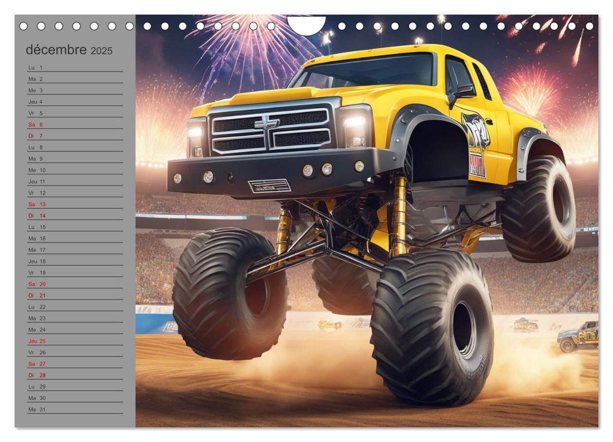 Bild: 9781325925254 | Monster trucks La confrontation ultime (Calendrier mural 2025 DIN...