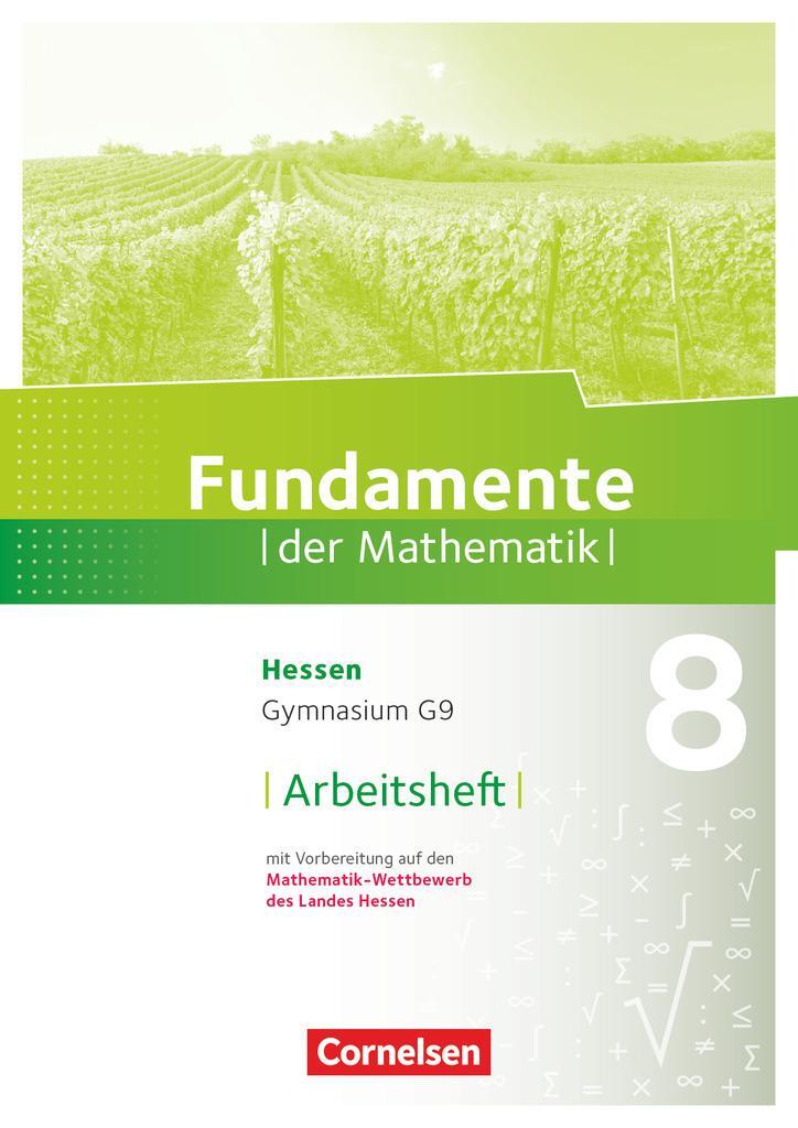 Cover: 9783060093526 | Fundamente der Mathematik 8. Schuljahr - Hessen - Arbeitsheft mit...