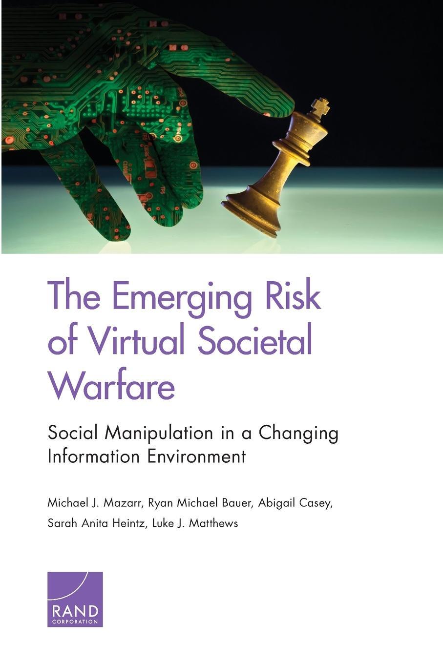 Cover: 9781977402721 | The Emerging Risk of Virtual Societal Warfare | Mazarr (u. a.) | Buch