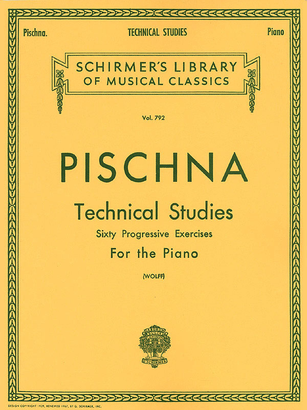 Cover: 73999563702 | Technical Studies (60 Progressive Exercises) | For the Piano | Pischna