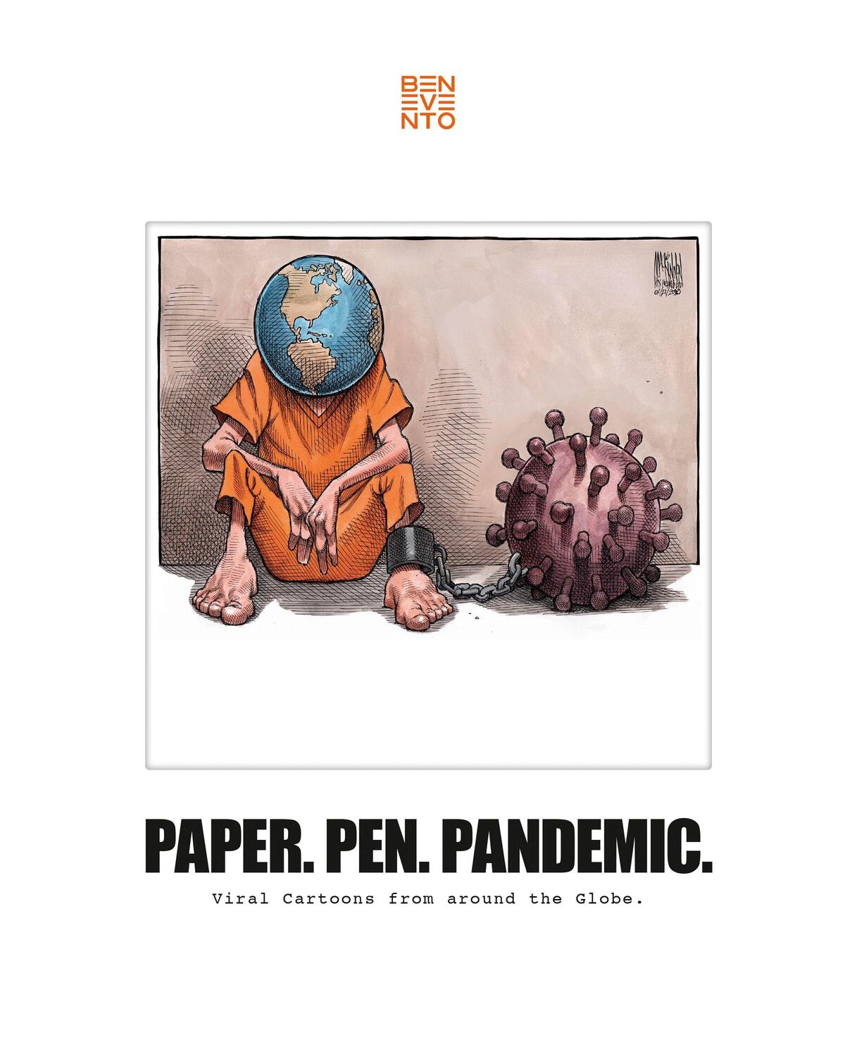 Cover: 9783899550122 | Paper. Pen. Pandemic. | Viral Cartoons from around the Globe. | Buch