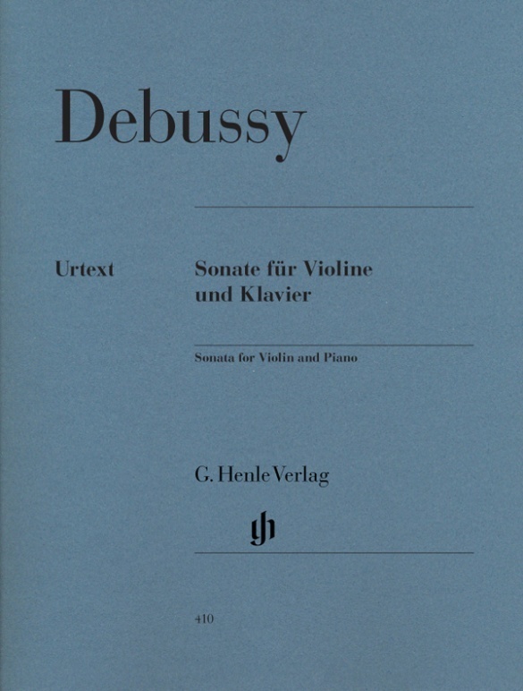 Cover: 9790201804101 | Debussy, Claude - Violinsonate g-moll | Besetzung: Violine und Klavier