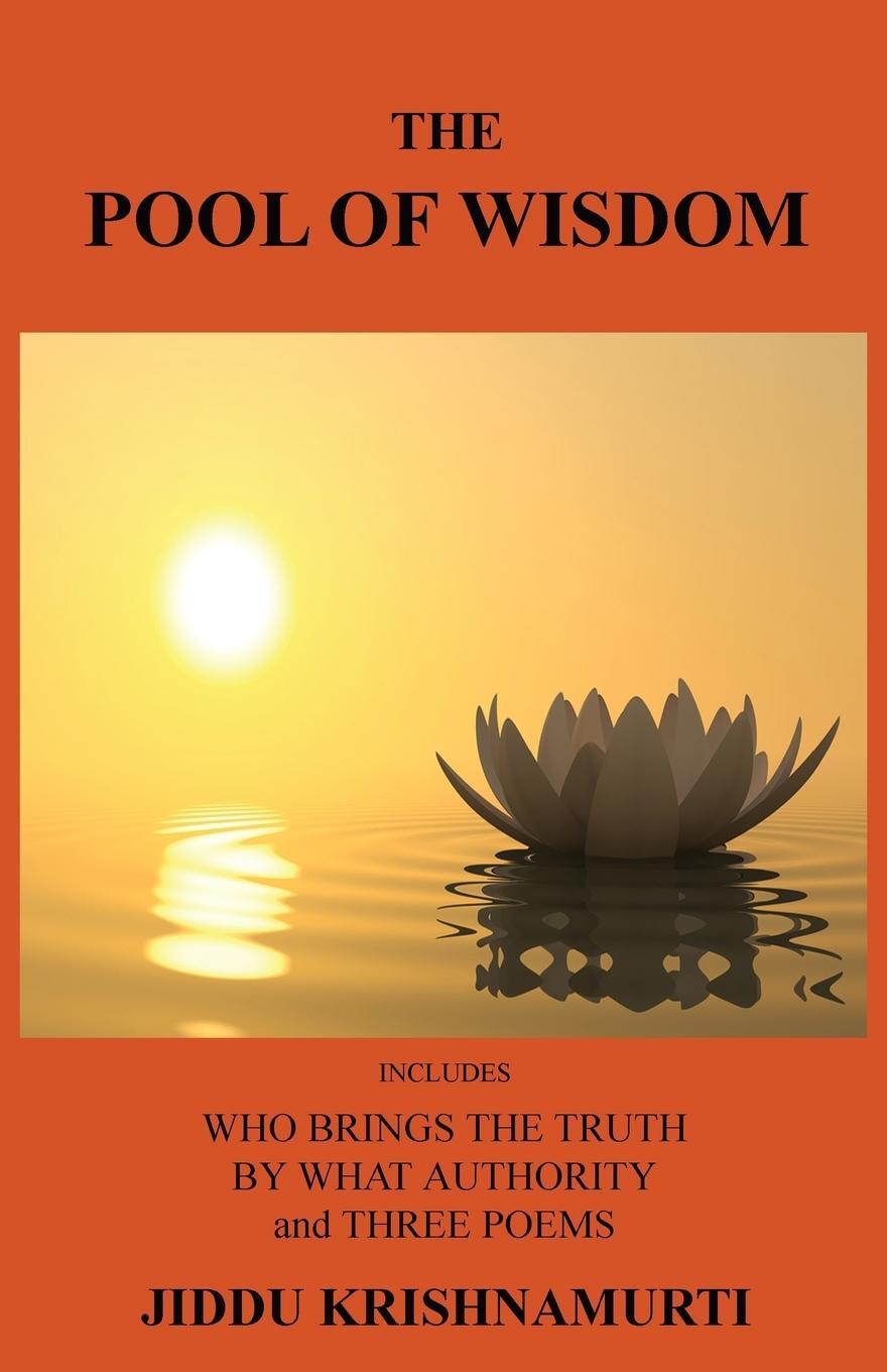 Cover: 9781585093564 | The Pool of Wisdom | Jiddu Krishnamurti | Taschenbuch | Paperback