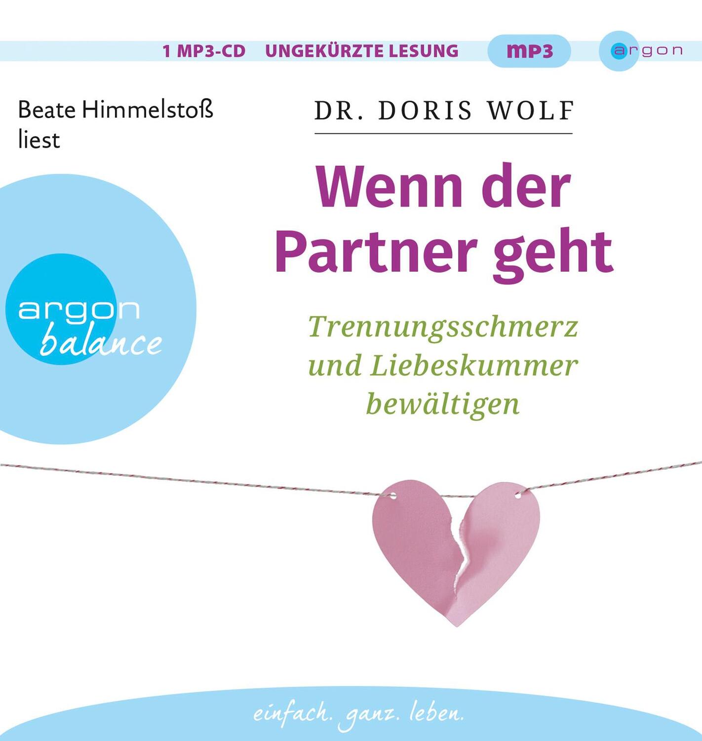 Cover: 9783839882429 | Wenn der Partner geht | Doris Wolf | MP3 | 1 Audio-CD | Deutsch | 2022