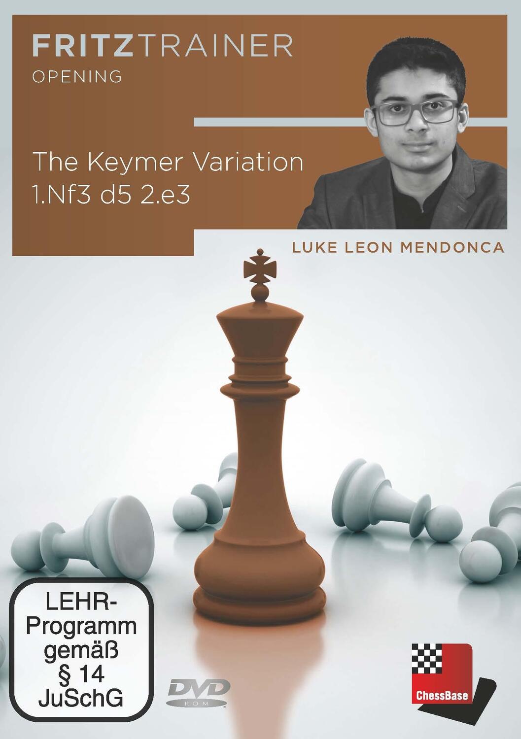 Cover: 9783866819030 | The Keymer Variation 1.Nf3 d5 2.e3 | Luke Leon Mendonca | DVD-ROM