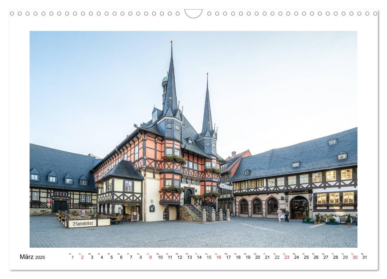 Bild: 9783435235933 | Wernigerode - Die Fachwerkstadt im Harz (Wandkalender 2025 DIN A3...