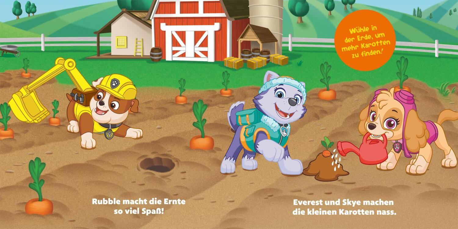 Bild: 9783845124025 | PAW Patrol Pappbilderbuch: Komm, wir helfen auf dem Bauernhof! | Buch