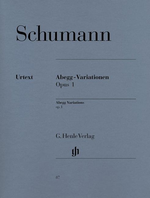 Cover: 9790201800875 | Abegg Variations Op.1 | Besetzung: Klavier zu zwei Händen | Buch