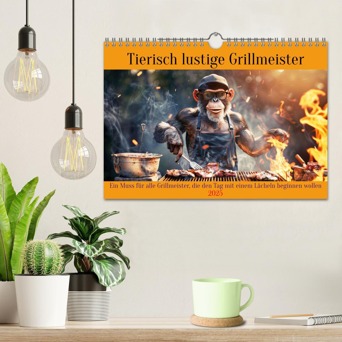 Bild: 9783457168264 | Tierisch lustige Grillmeister (Wandkalender 2025 DIN A4 quer),...