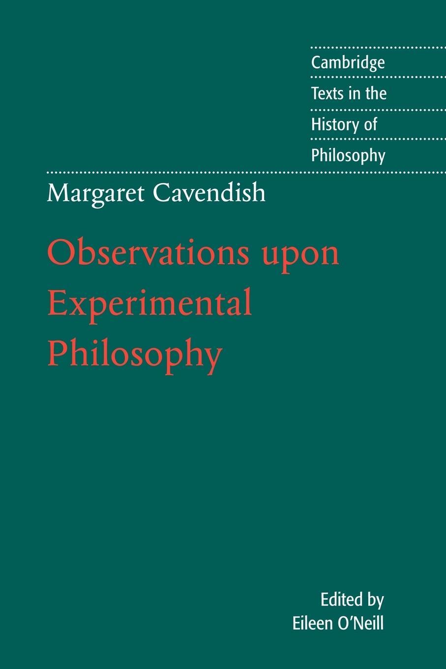 Cover: 9780521776752 | Margaret Cavendish | Observations Upon Experimental Philosophy | Buch