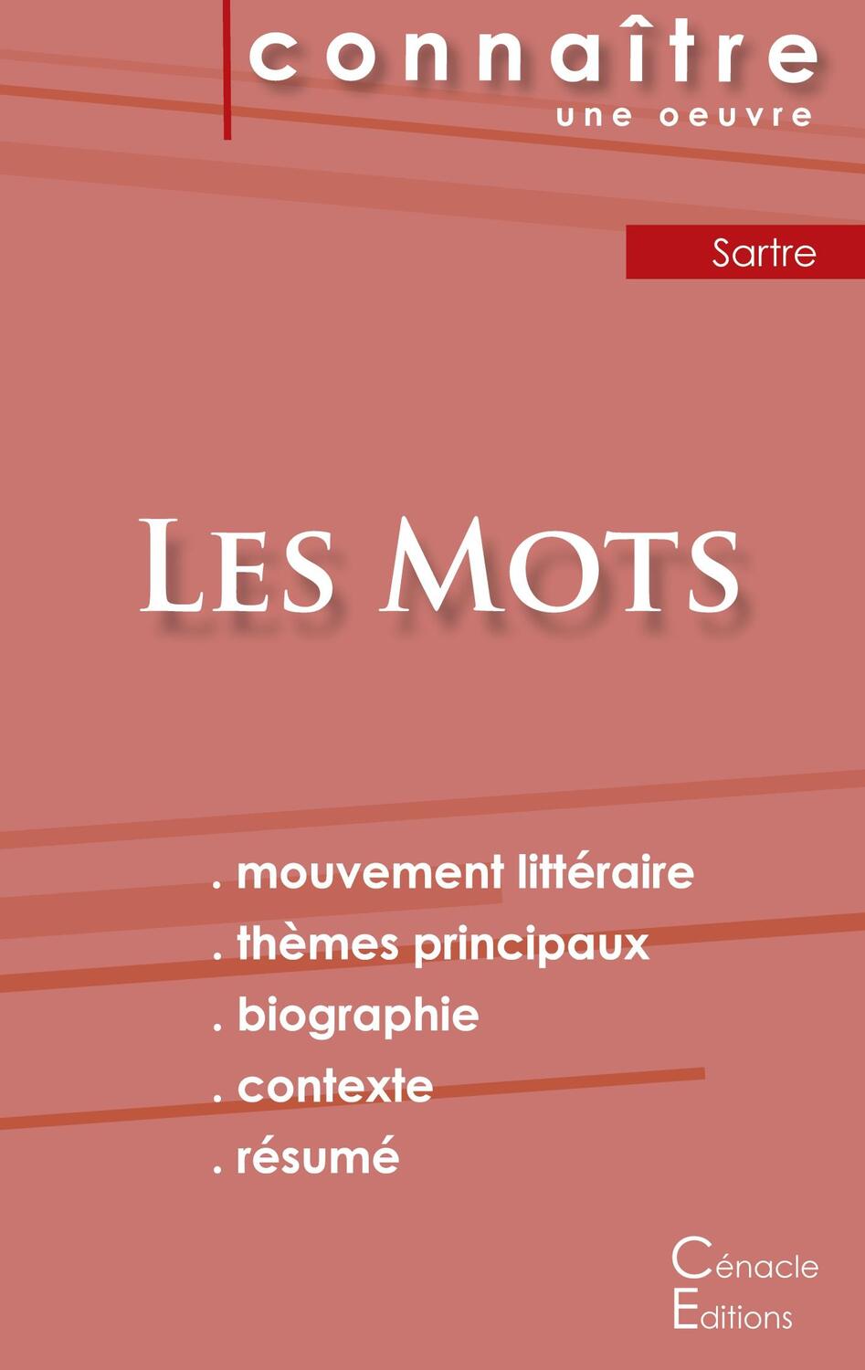 Cover: 9782367888095 | Fiche de lecture Les Mots de Jean-Paul Sartre (Analyse littéraire...