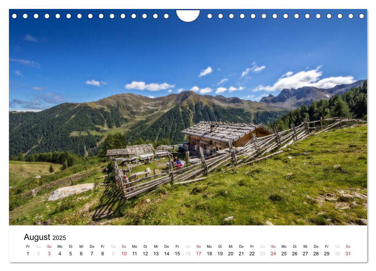 Bild: 9783435495917 | Almen im Ultental (Wandkalender 2025 DIN A4 quer), CALVENDO...