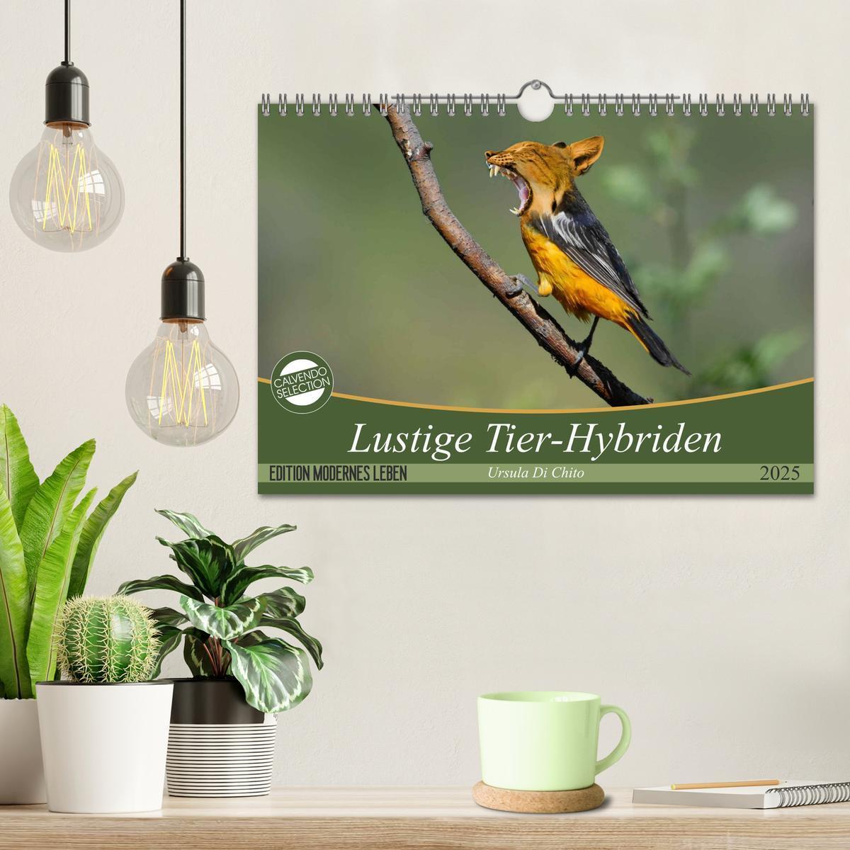 Bild: 9783435419296 | Lustige Tier-Hybriden (Wandkalender 2025 DIN A4 quer), CALVENDO...