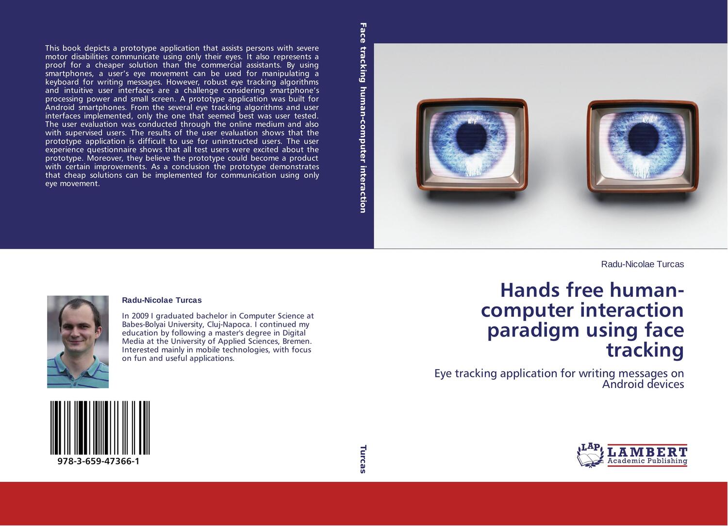 Cover: 9783659473661 | Hands free human-computer interaction paradigm using face tracking