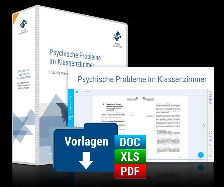 Cover: 9783988750013 | Psychische Probleme im Klassenzimmer | Forum Verlag Herkert Gmbh