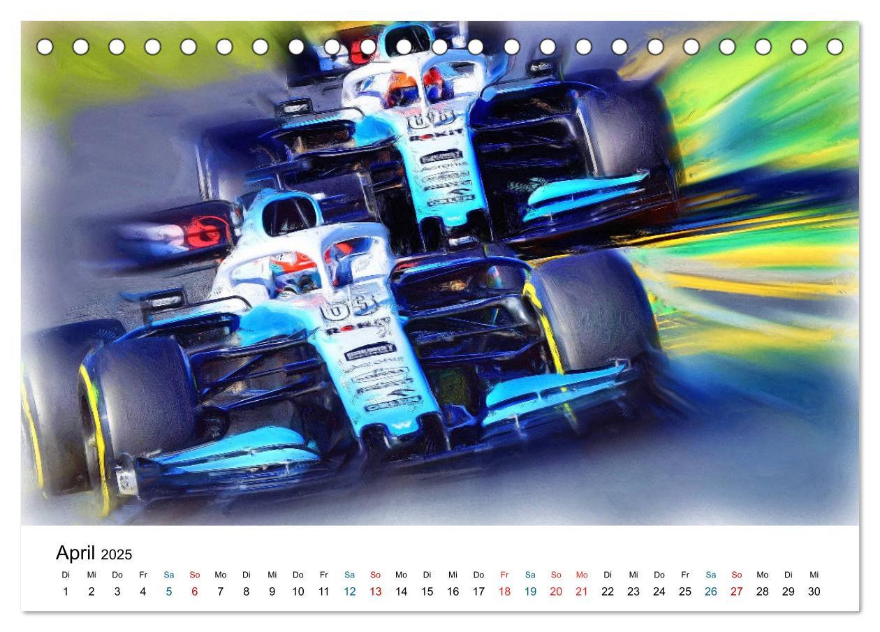 Bild: 9783435273874 | Königsklasse FORMEL 1 (Tischkalender 2025 DIN A5 quer), CALVENDO...