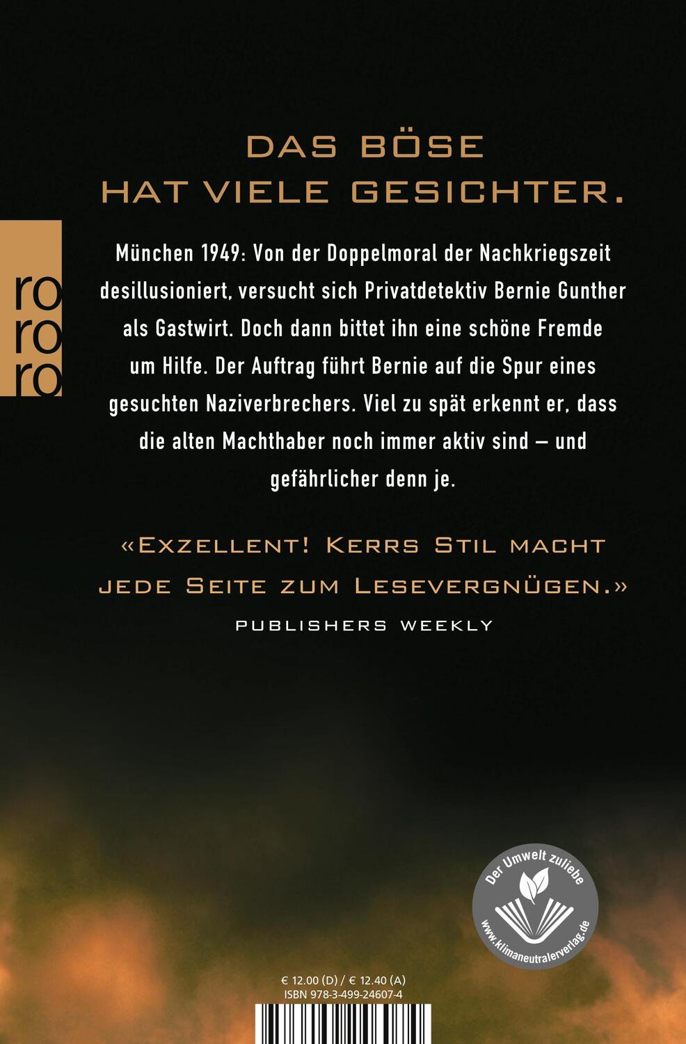 Rückseite: 9783499246074 | Das Janusprojekt | Philip Kerr | Taschenbuch | Deutsch | 2009