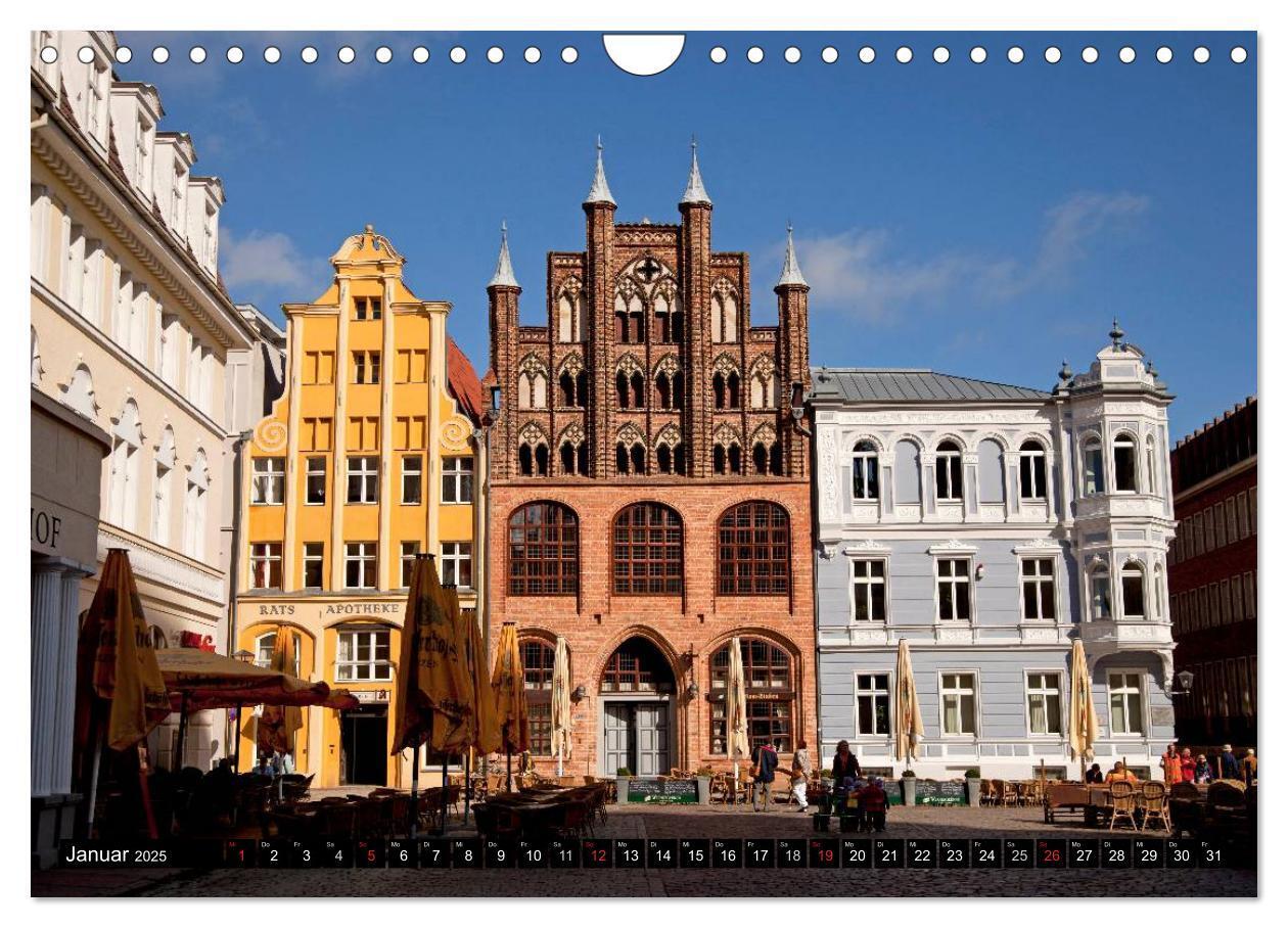 Bild: 9783435682225 | Hansestadt Stralsund (Wandkalender 2025 DIN A4 quer), CALVENDO...