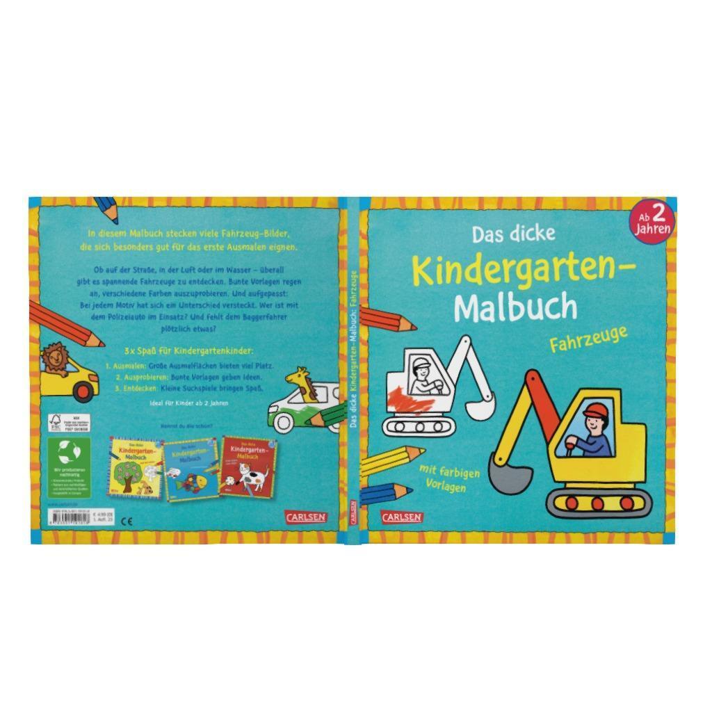 Bild: 9783551191618 | Ausmalbilder für Kita-Kinder: Das dicke Kindergarten-Malbuch:...