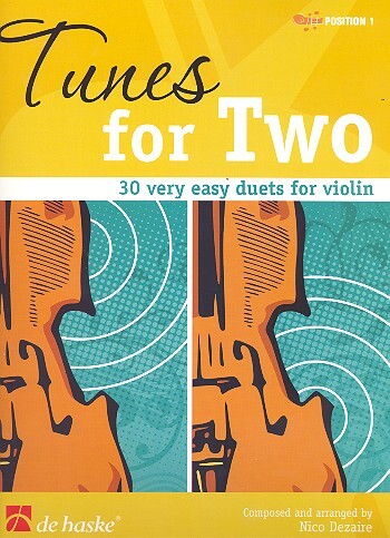 Cover: 9789043130189 | Tunes for Two | 30 very easy duets for violin | Speel viool!