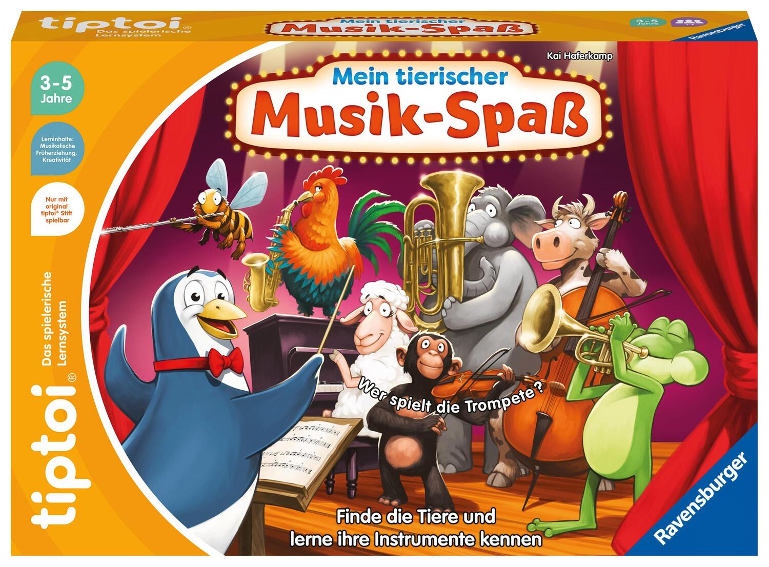 Cover: 4005556001699 | Ravensburger tiptoi Spiel 00169 Mein tierischer Musik-Spaß,...