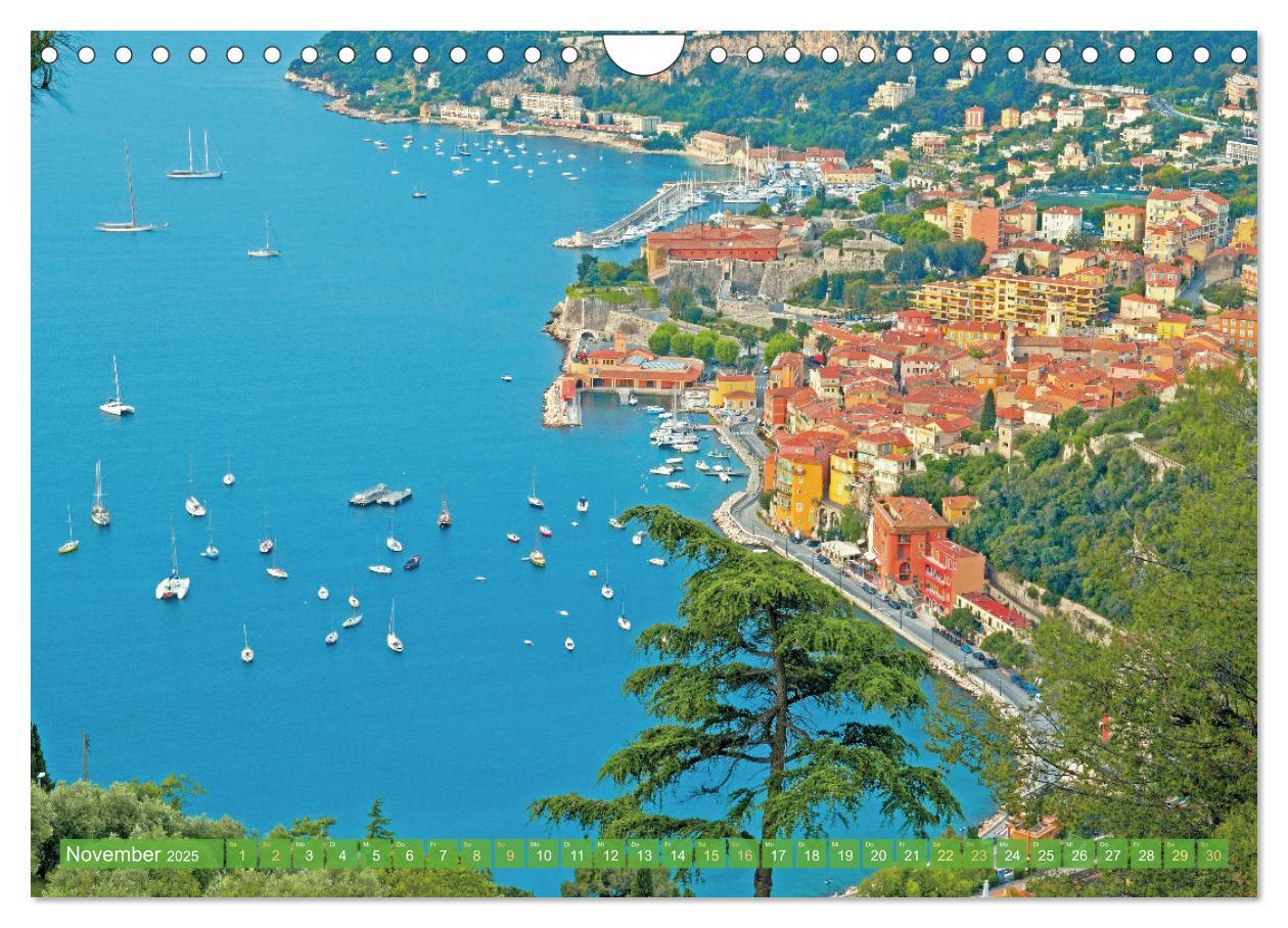 Bild: 9783383776588 | Lebendige Cote d'Azur: Die azurblaue Küste (Wandkalender 2025 DIN...