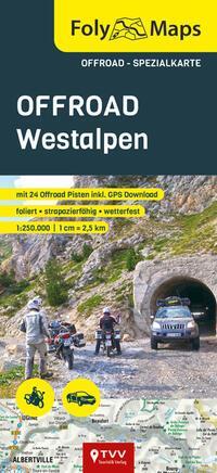 Cover: 9783965990487 | FolyMaps OFFROAD Westalpen 1:250 000 | GmbH (u. a.) | (Land-)Karte