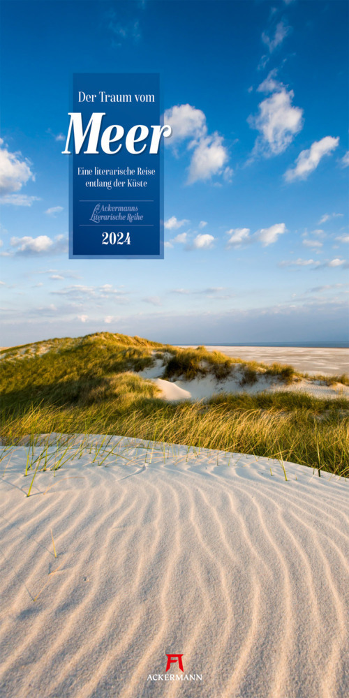 Cover: 9783838424767 | Der Traum vom Meer - Literatur-Kalender 2024 | Ackermann Kunstverlag