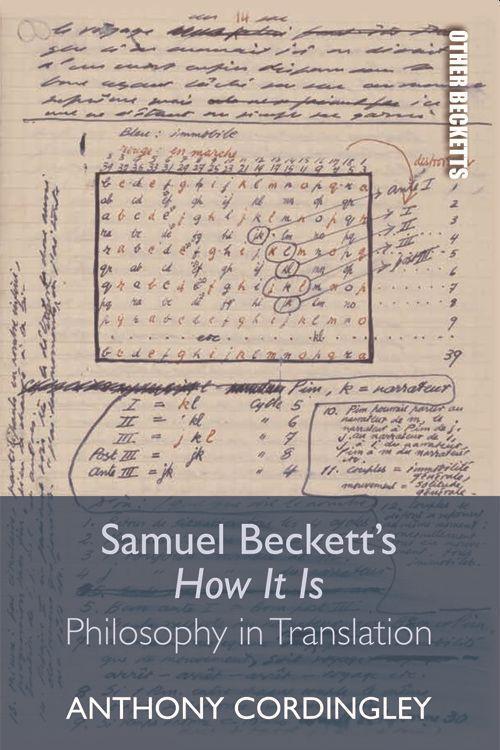 Cover: 9781474440615 | Samuel Beckett's How it is | Philosophy in Translation | Cordingley