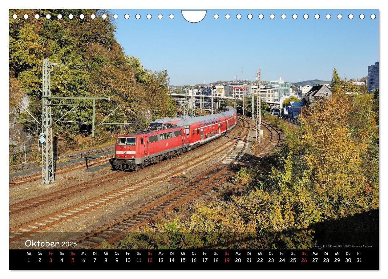 Bild: 9783435619139 | Eisenbahn im Kreis Siegen-Wittgenstein (Wandkalender 2025 DIN A4...