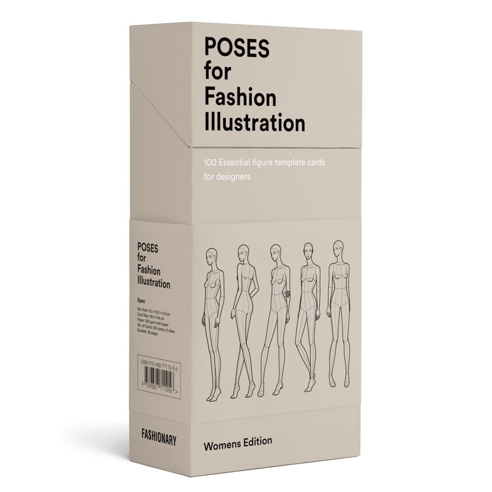 Cover: 9789887711056 | Poses for Fashion Illustration (Card Box) | Fashionary | Bundle | 2021